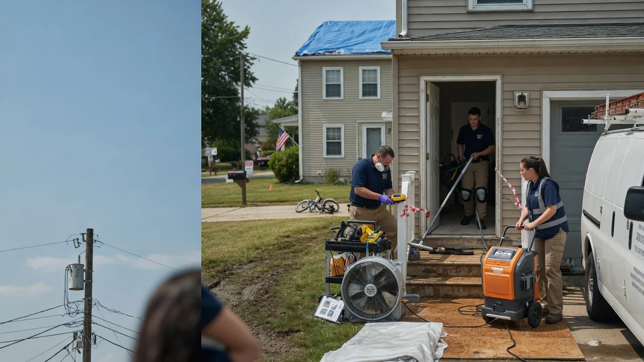 Water Damage Repair in Evansville, WY near me